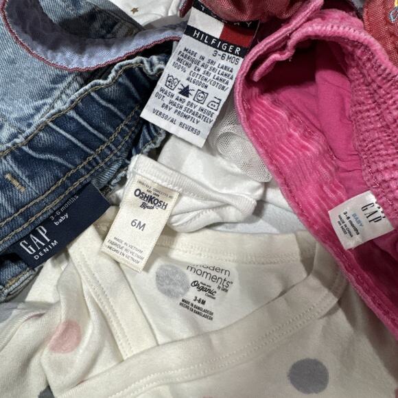 Lot of 5 Baby Girl 3-6M Dress, Bodysuits, Skort & Shorts Gap, Tommy H. & More - Picture 11 of 11